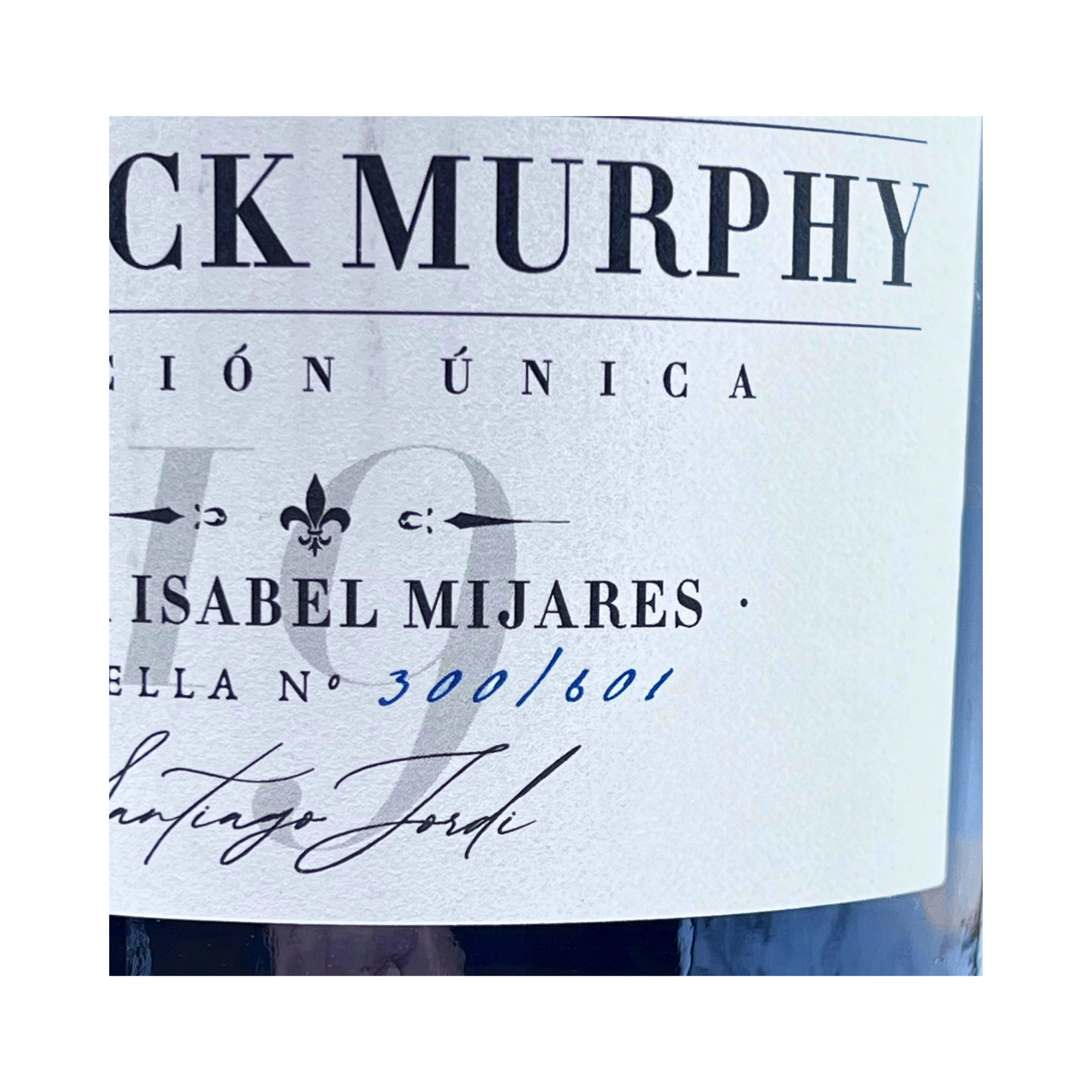 Patrick Murphy Caja Edición Única Bota Isabel Mijares 2019 by The Wine Hunter Company Santiago Jordi. Botellas numeradas 300-301-302-303