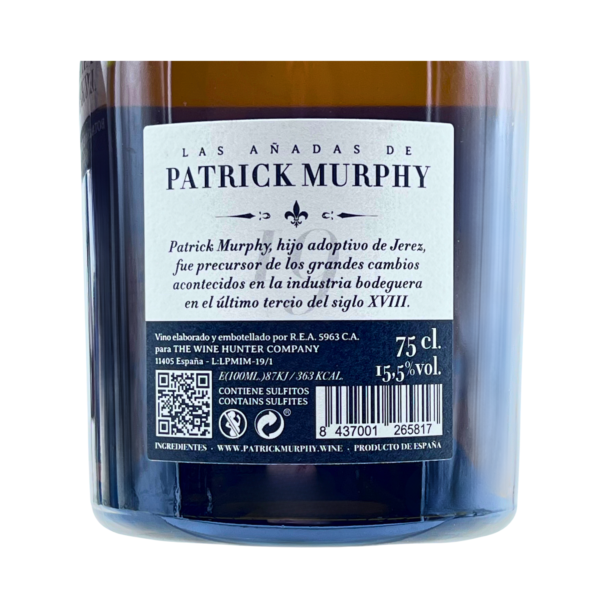 Patrick Murphy Caja Edición Única Bota Isabel Mijares 2019 by The Wine Hunter Company Santiago Jordi. Botellas numeradas 300-301-302-303