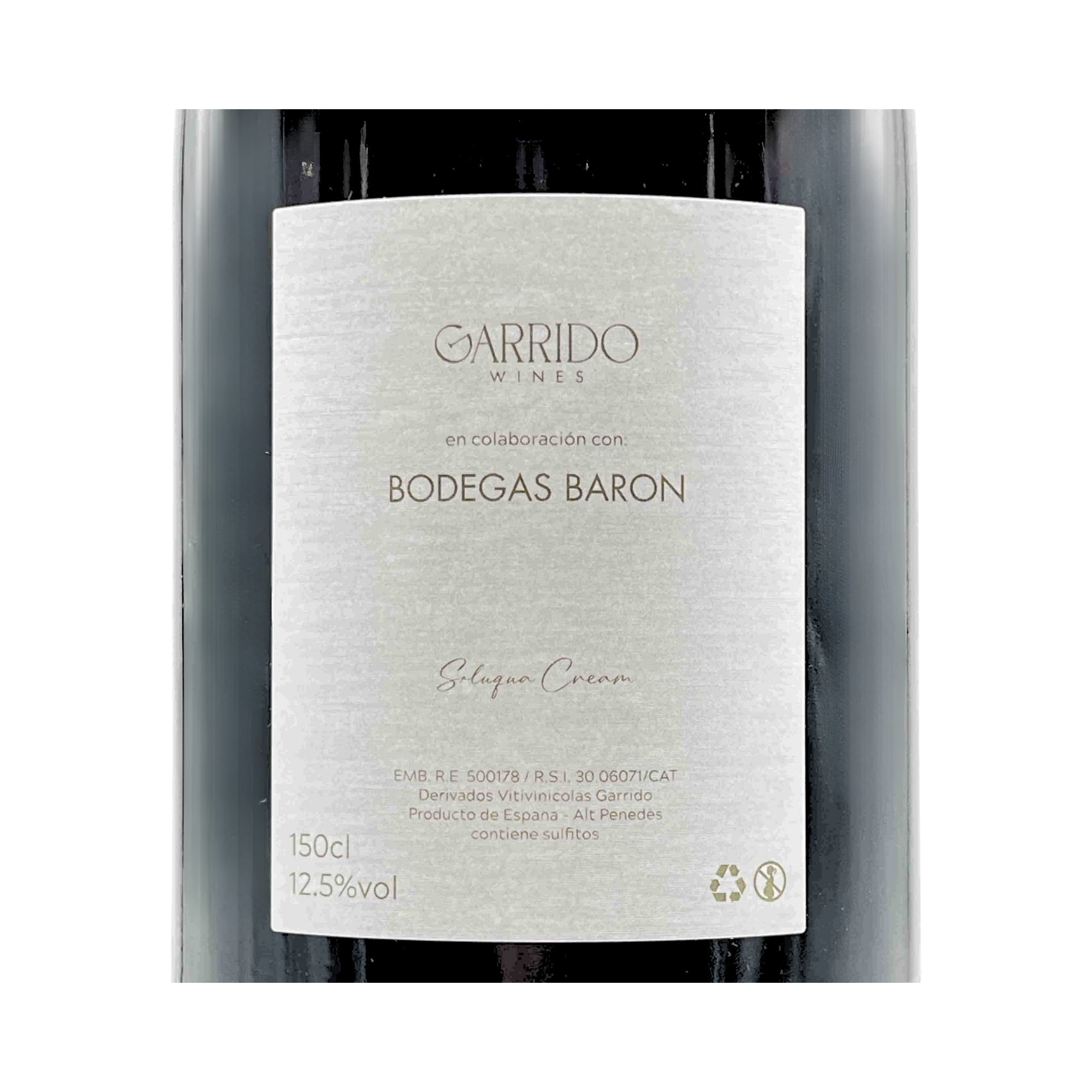 Raíces Soluqua Cream Bodegas Barón by Garrido Wines