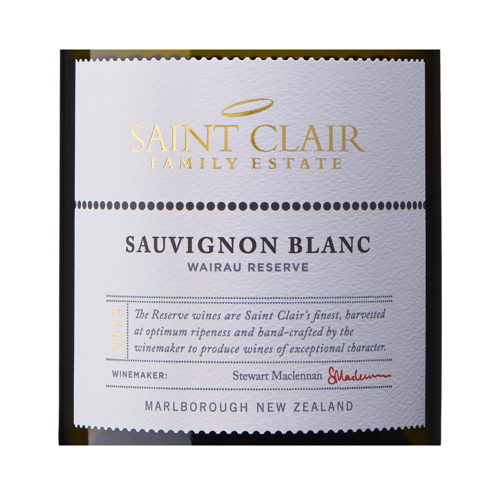 Sauvignon Blanc Wairau Reserve by Saint Clair Family Estates