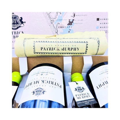 Patrick Murphy Caja Edición Única Bota Isabel Mijares 2019 by The Wine Hunter Company Santiago Jordi. Botellas numeradas 300-301-302-303