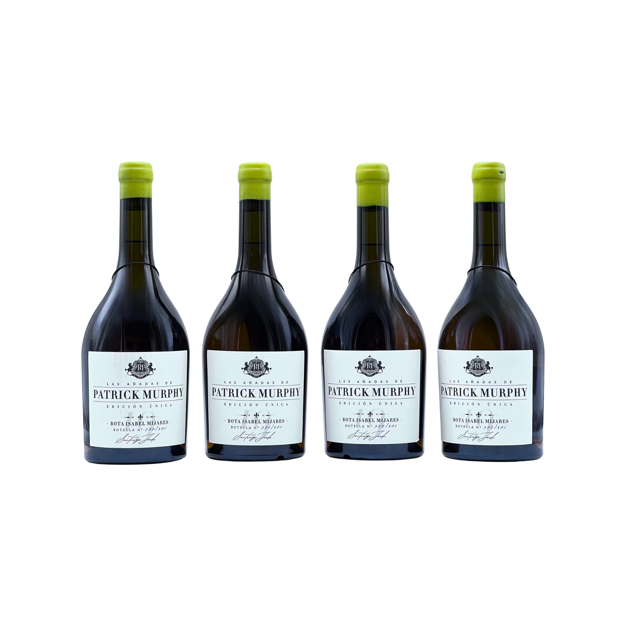 Patrick Murphy Caja Edición Única Bota Isabel Mijares 2019 by The Wine Hunter Company Santiago Jordi. Botellas numeradas 300-301-302-303