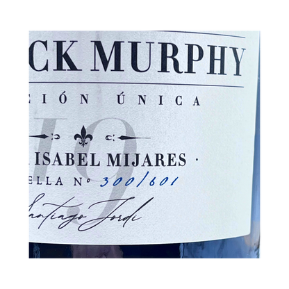 Patrick Murphy Caja Edición Única Bota Isabel Mijares 2019 by The Wine Hunter Company Santiago Jordi. Botellas numeradas 300-301-302-303