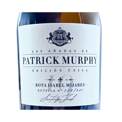 Patrick Murphy Caja Edición Única Bota Isabel Mijares 2019 by The Wine Hunter Company Santiago Jordi. Botellas numeradas 300-301-302-303