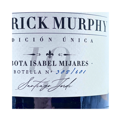Patrick Murphy Caja Edición Única Bota Isabel Mijares 2019 by The Wine Hunter Company Santiago Jordi. Botellas numeradas 300-301-302-303