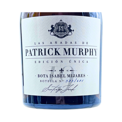 Patrick Murphy Caja Edición Única Bota Isabel Mijares 2019 by The Wine Hunter Company Santiago Jordi. Botellas numeradas 300-301-302-303