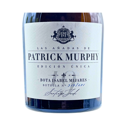 Patrick Murphy Caja Edición Única Bota Isabel Mijares 2019 by The Wine Hunter Company Santiago Jordi. Botellas numeradas 319-320-321-322