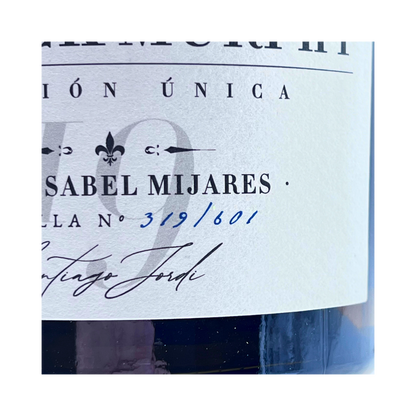 Patrick Murphy Caja Edición Única Bota Isabel Mijares 2019 by The Wine Hunter Company Santiago Jordi. Botellas numeradas 319-320-321-322