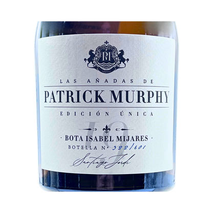 Patrick Murphy Caja Edición Única Bota Isabel Mijares 2019 by The Wine Hunter Company Santiago Jordi. Botellas numeradas 319-320-321-322