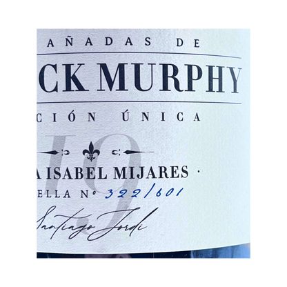 Patrick Murphy Caja Edición Única Bota Isabel Mijares 2019 by The Wine Hunter Company Santiago Jordi. Botellas numeradas 319-320-321-322