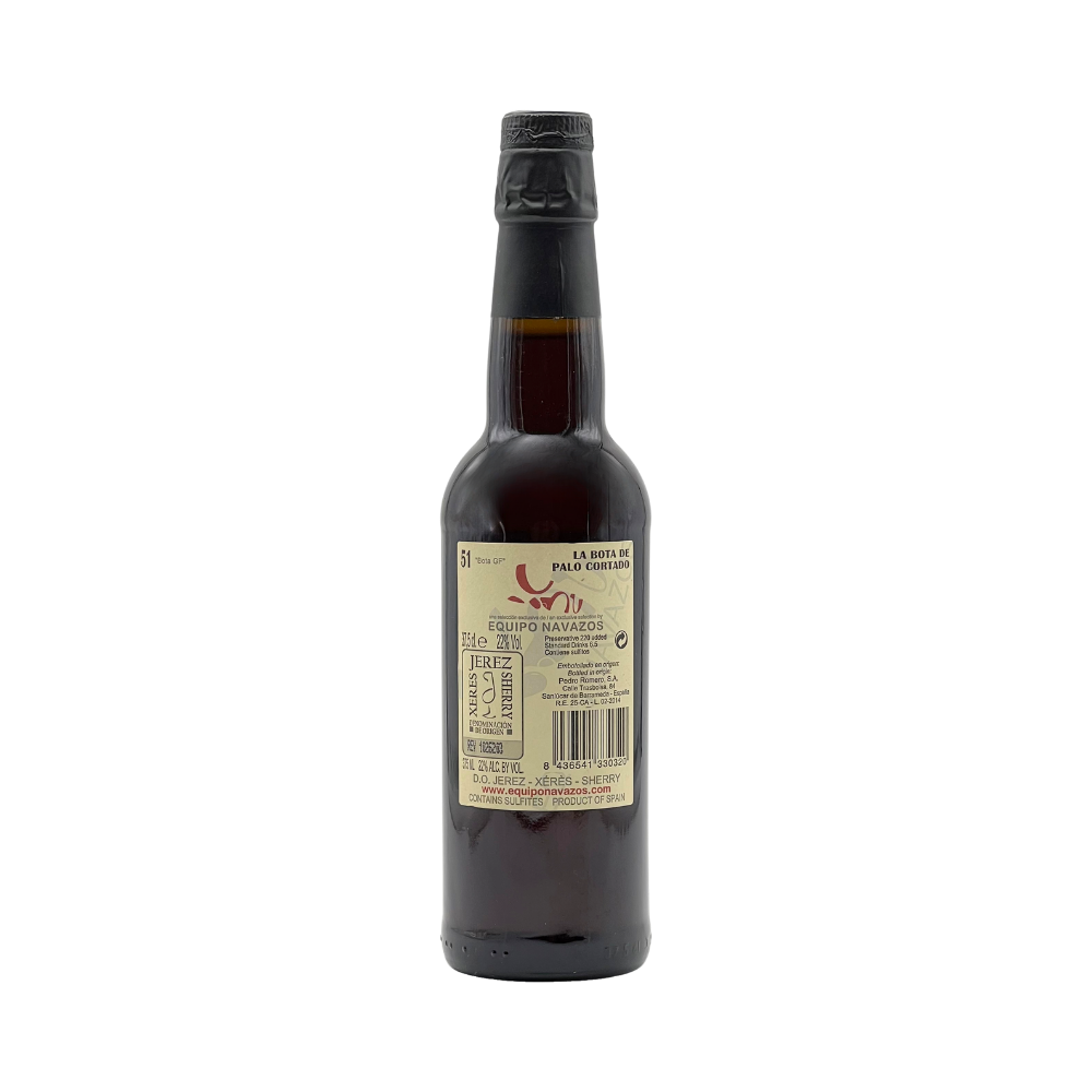 La Bota 51 Palo Cortado Viejísimo “Bota GF” Equipo Navazos