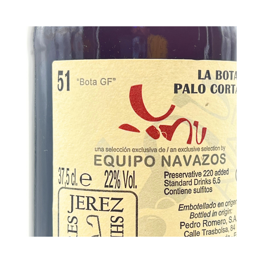 La Bota 51 Palo Cortado Viejísimo “Bota GF” Equipo Navazos