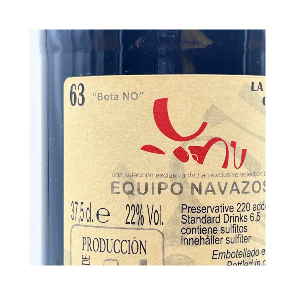 La Bota 63 de Oloroso «Bota NO» Equipo Navazos