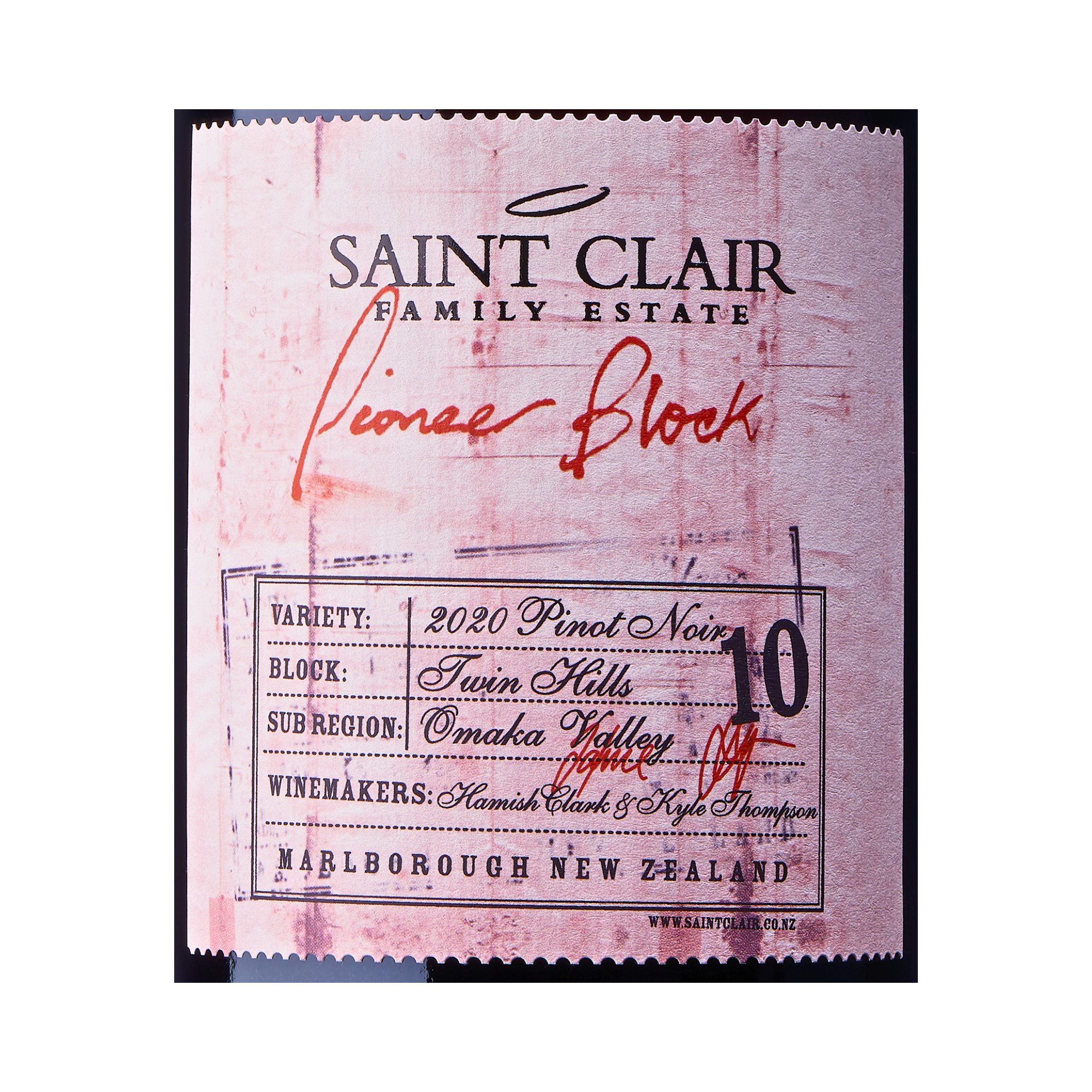 Pioneer Block 10 Pinot Noir by Saint Clair Family States
