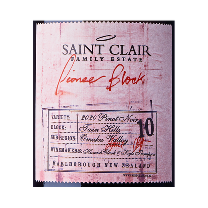 Pioneer Block 10 Pinot Noir by Saint Clair Family States