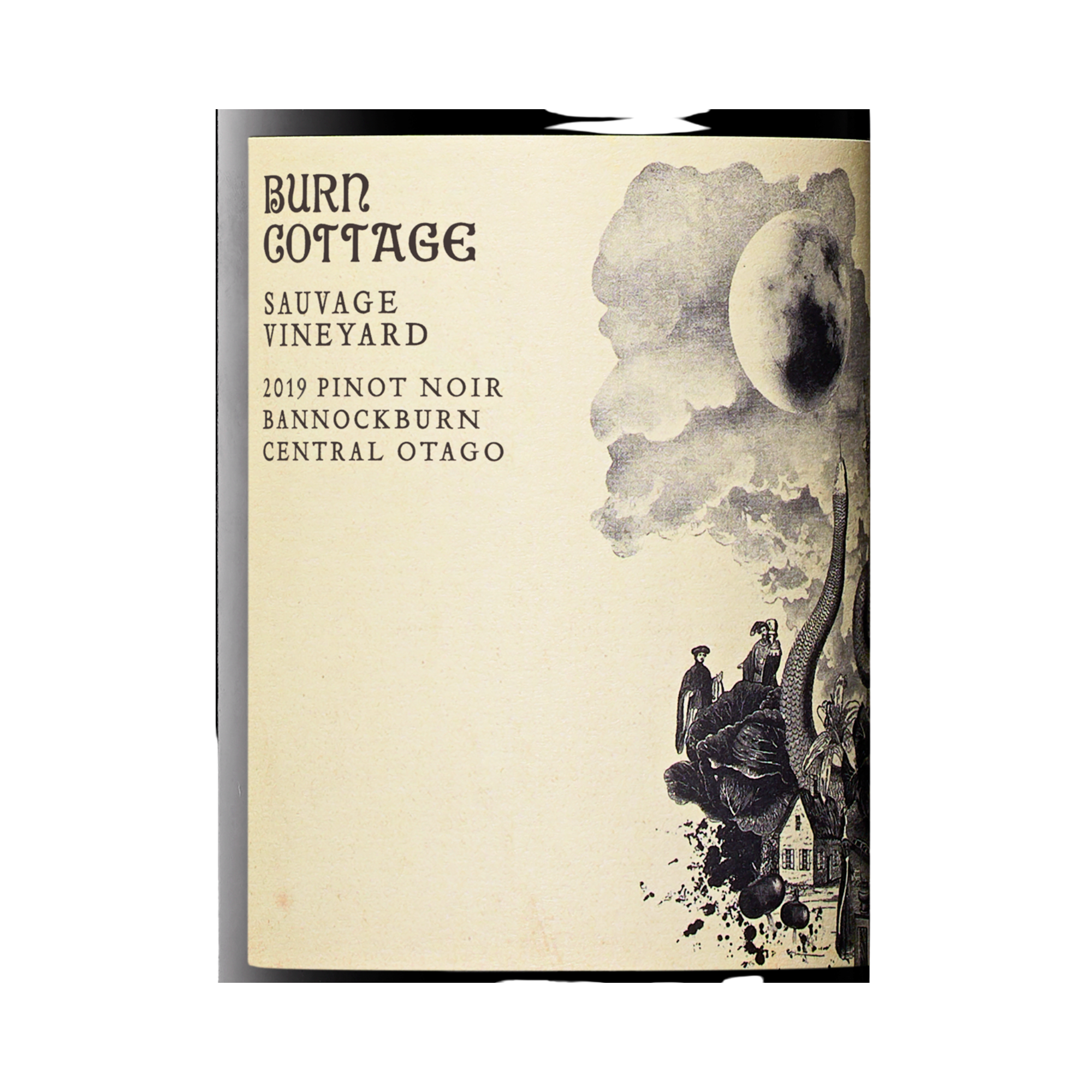 Sauvage Vineyard Pinot Noir by Burn Cottage