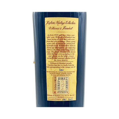Oloroso Vintage 2001 Williams & Humbert