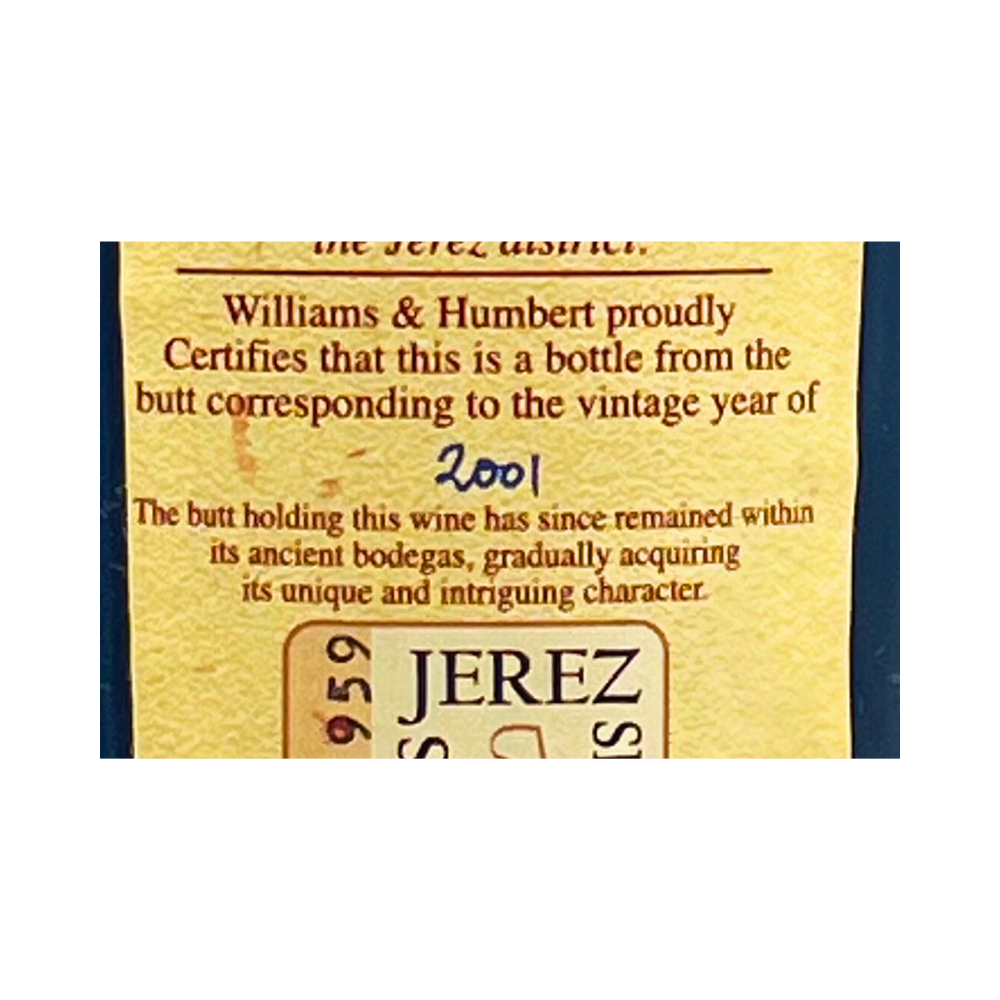 Oloroso Vintage 2001 Williams & Humbert