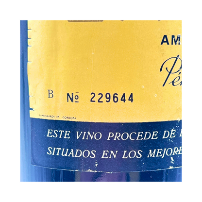 Amontillado Los Palcos Pérez Barquero